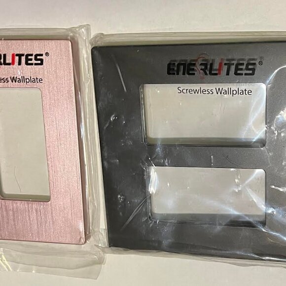 NEW LOT of 10 Enerlite Screwless Switchplate Covers & Switch Single Pole Wiring - Picture 3 of 4